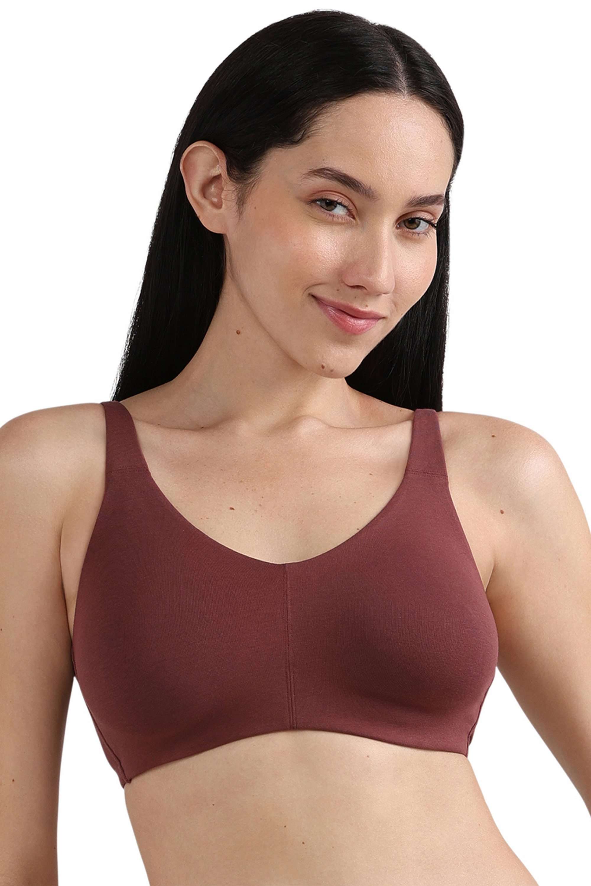 Essentials-Live-In-Non-padded-Non-wired-Full-Cup-Everyday-Wear-Cotton-Blend-T-shirt-Bra