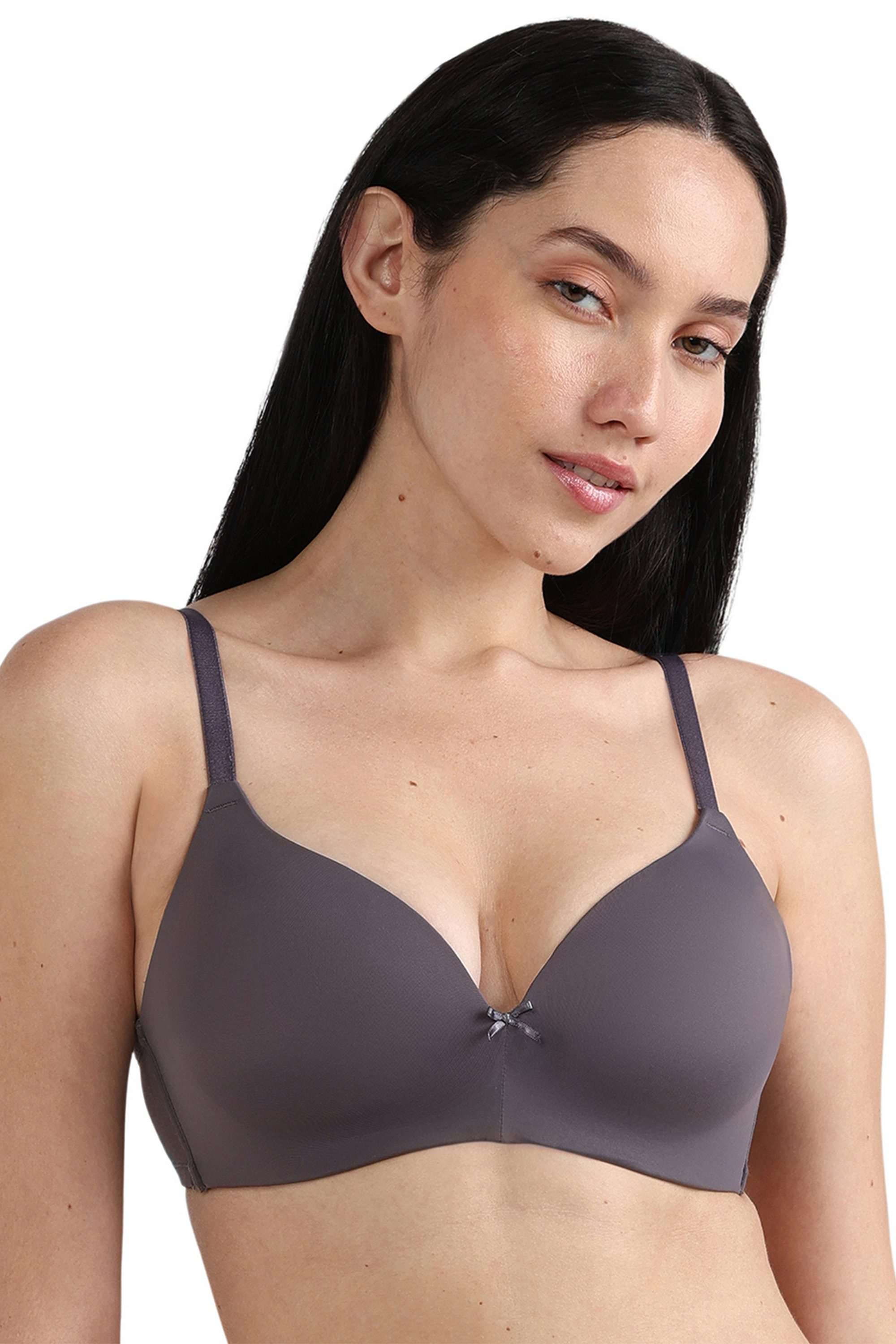 Zoe-Padded-Non-wired-3/4th-Cup-Everyday-Wear-Comfort-Fit-T-shirt-Bra