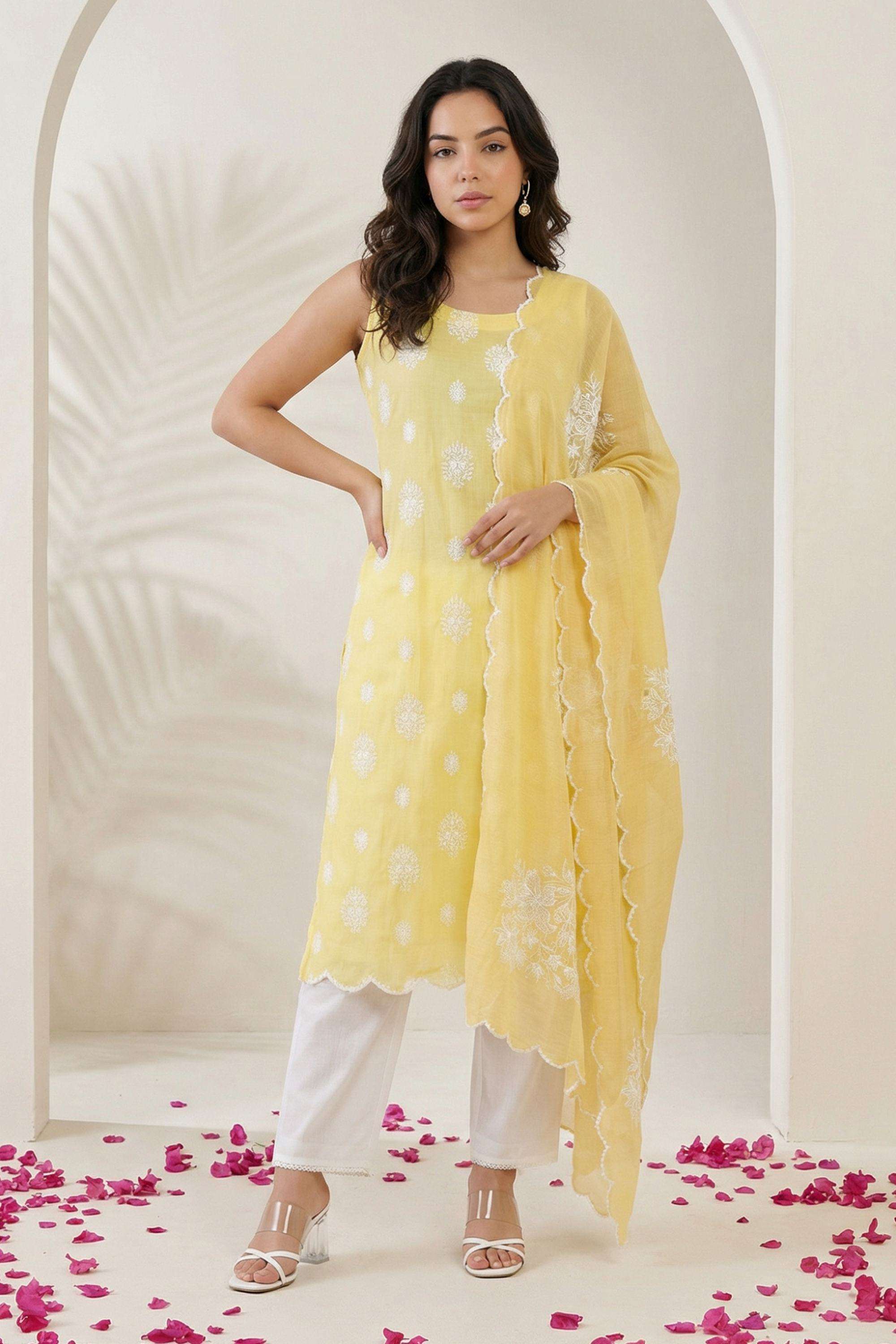 Floral-Blended-Fabric-Woven-Women-s-Dupatta