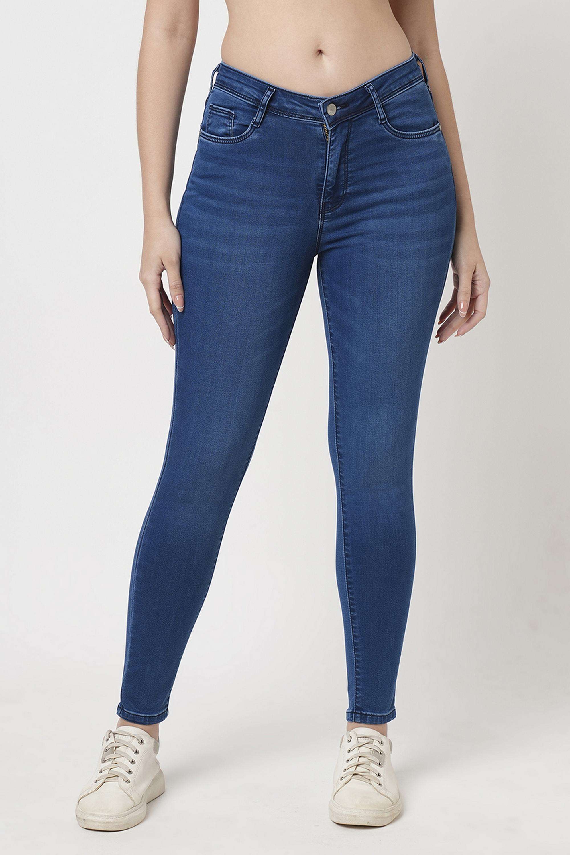 kraus High Rise Blended Fabric Skinny Fit Women Jeans-picture-34