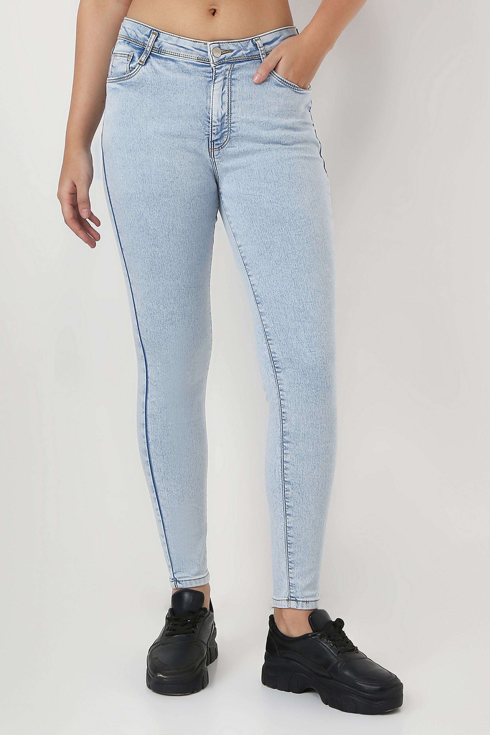 kraus High Rise Blended Fabric Skinny Fit Women Jeans-picture-14