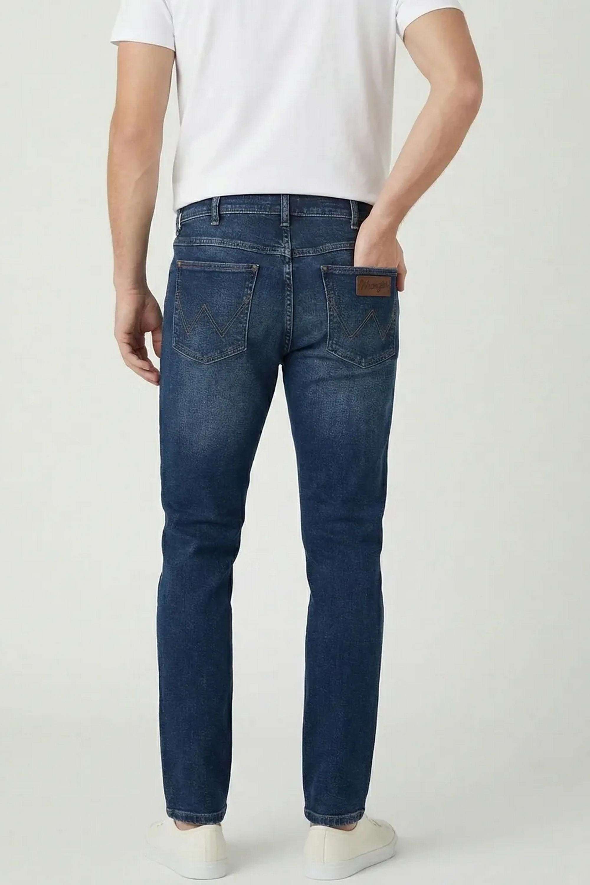Solid-Blended-Fabric-Slim-Fit-Men-s-Jeans