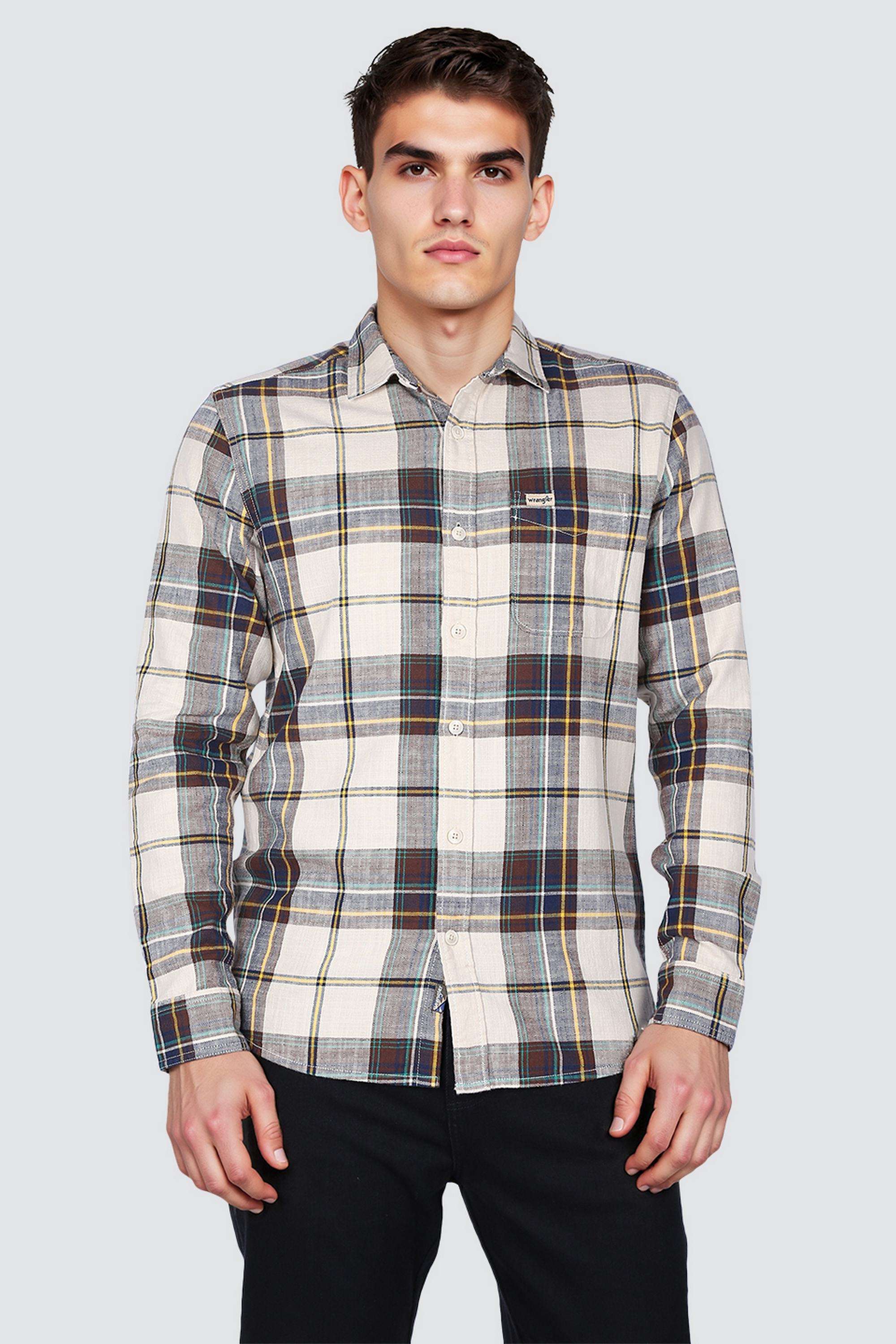 Checks-Cotton-Regular-Fit-Men-s-Casual-Shirt