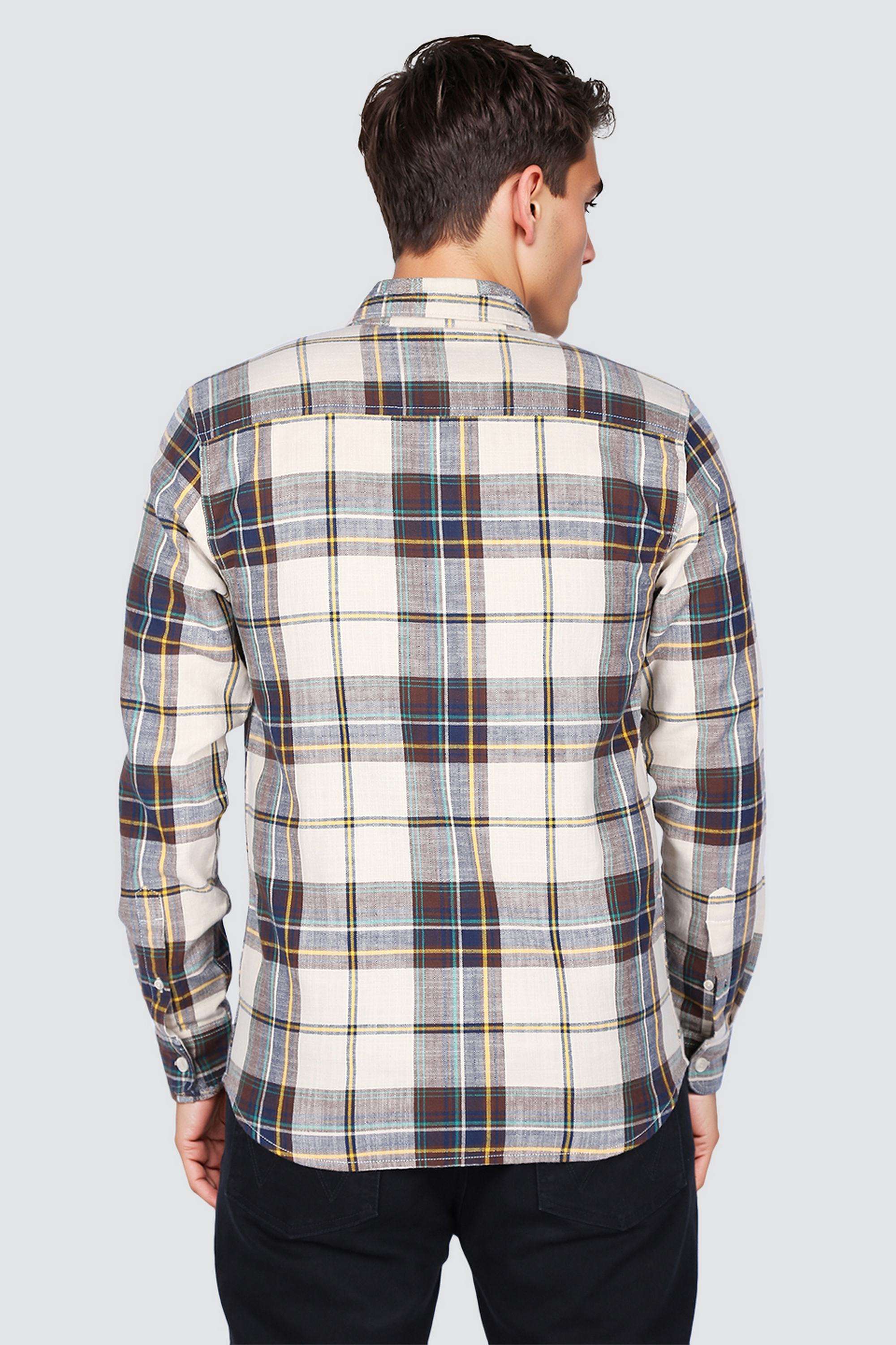 Checks-Cotton-Regular-Fit-Men-s-Casual-Shirt