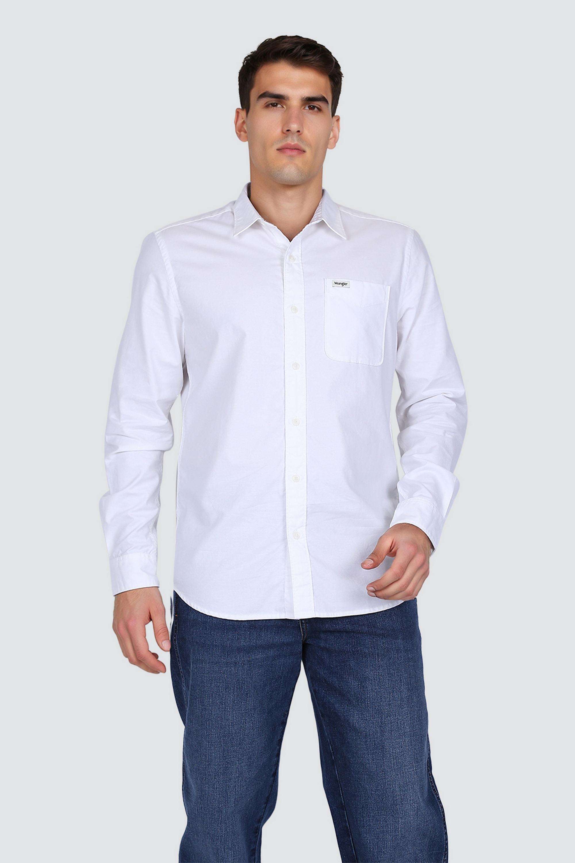 Solid-Cotton-Regular-Fit-Men-s-Casual-Shirt
