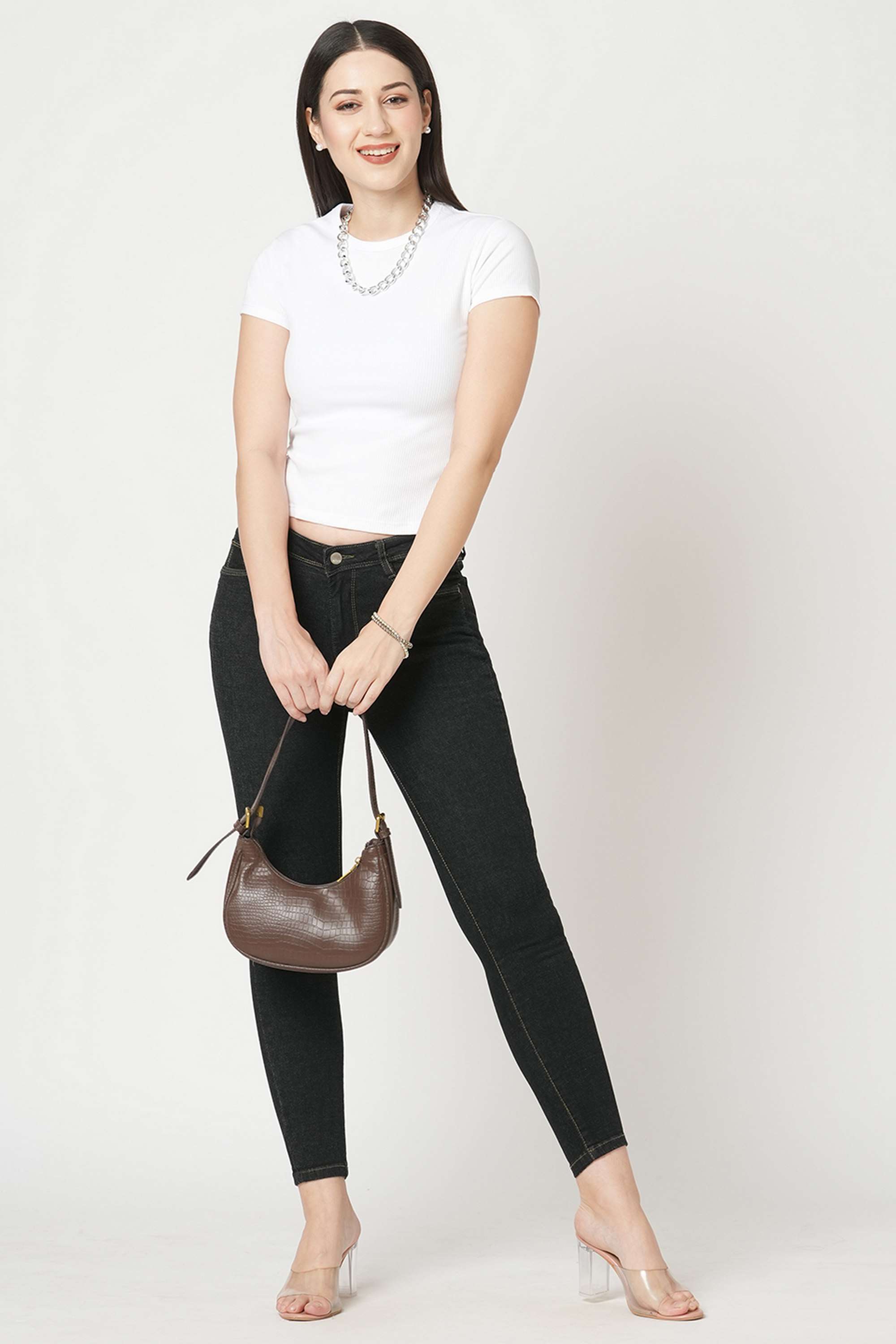 kraus Solid Blended Fabric Women's Slim Fit T-Shirt-picture-32