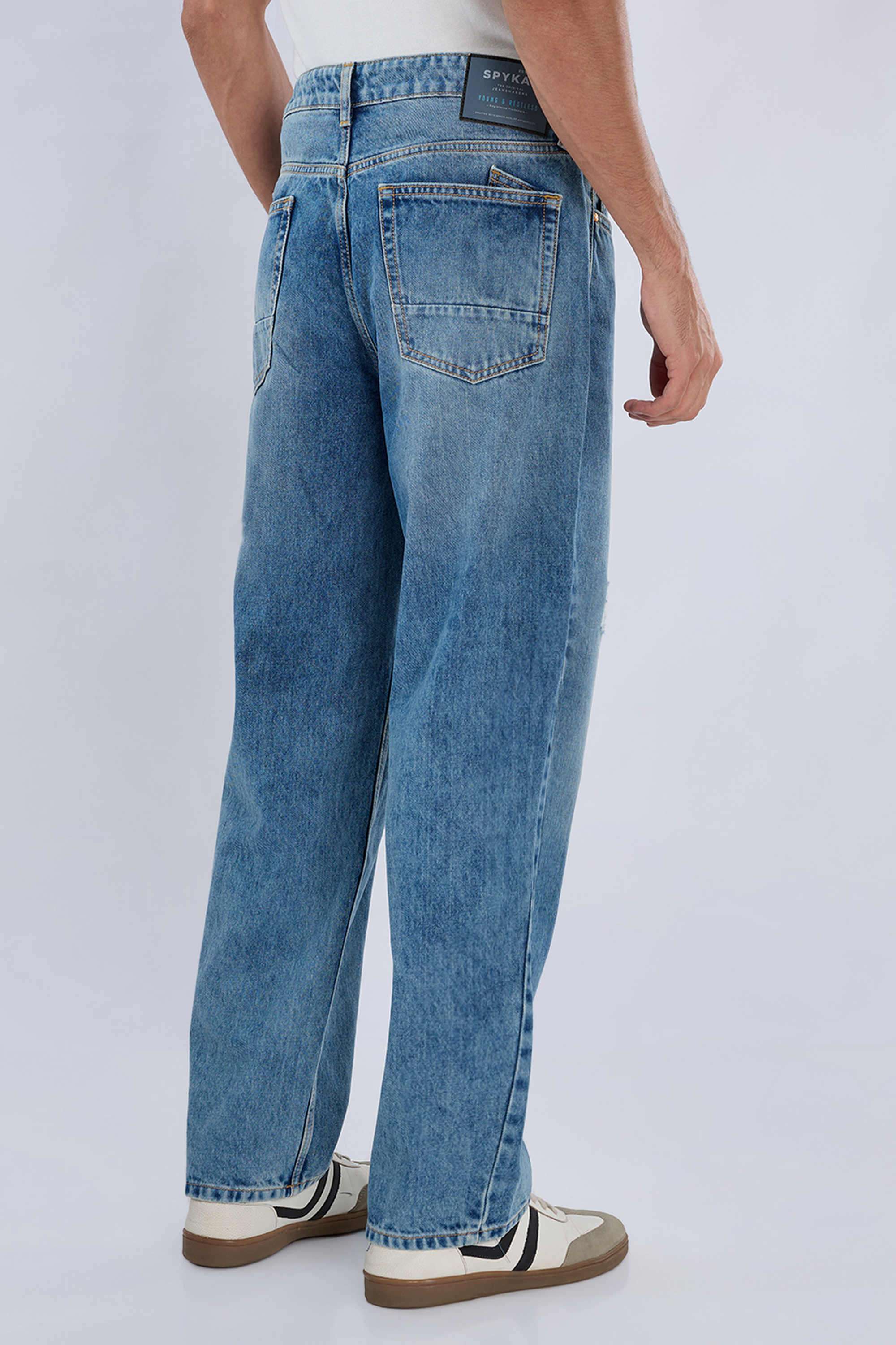 Solid-Cotton-Relaxed-Fit-Men-s-Jeans