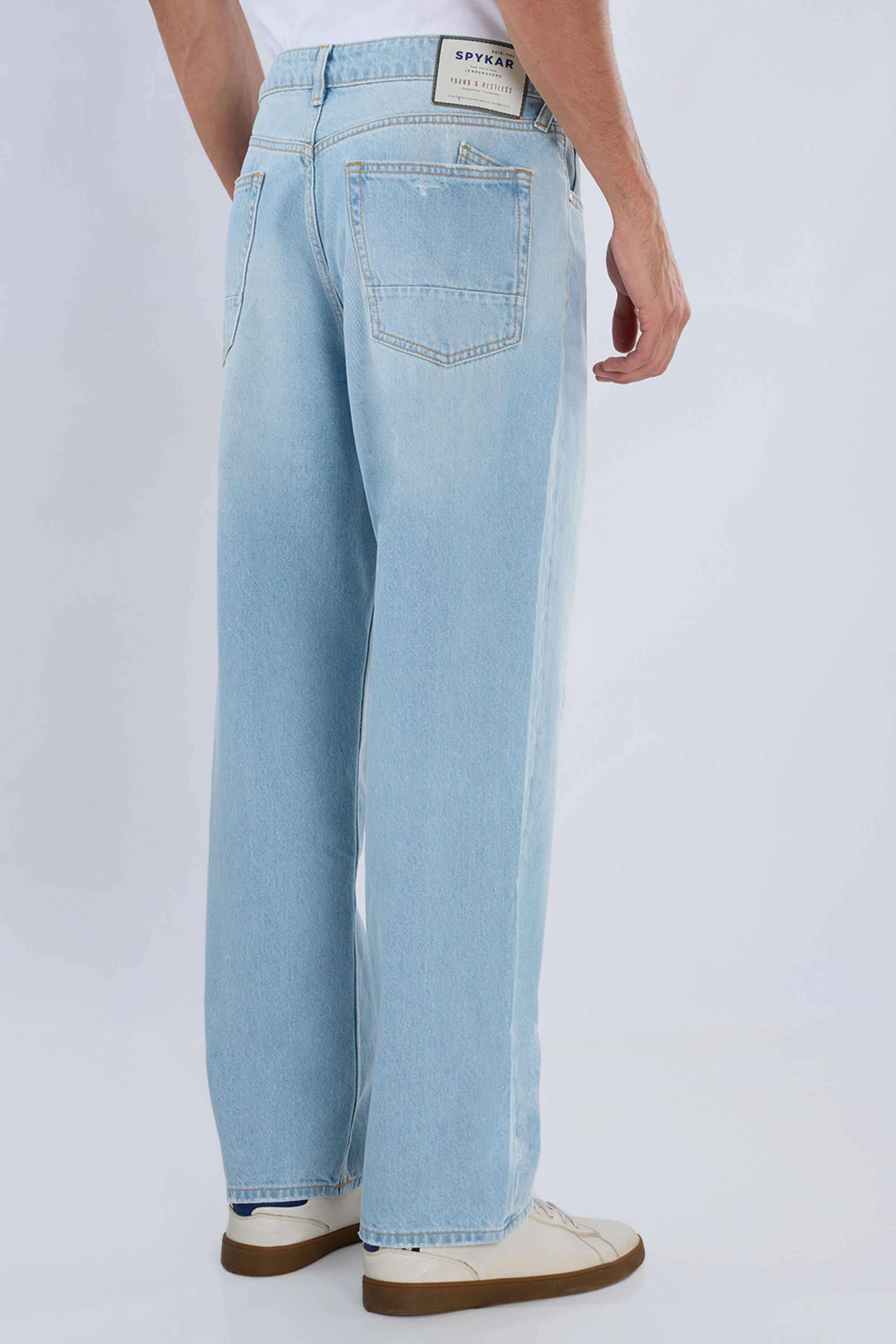 Solid-Cotton-Relaxed-Fit-Men-s-Jeans