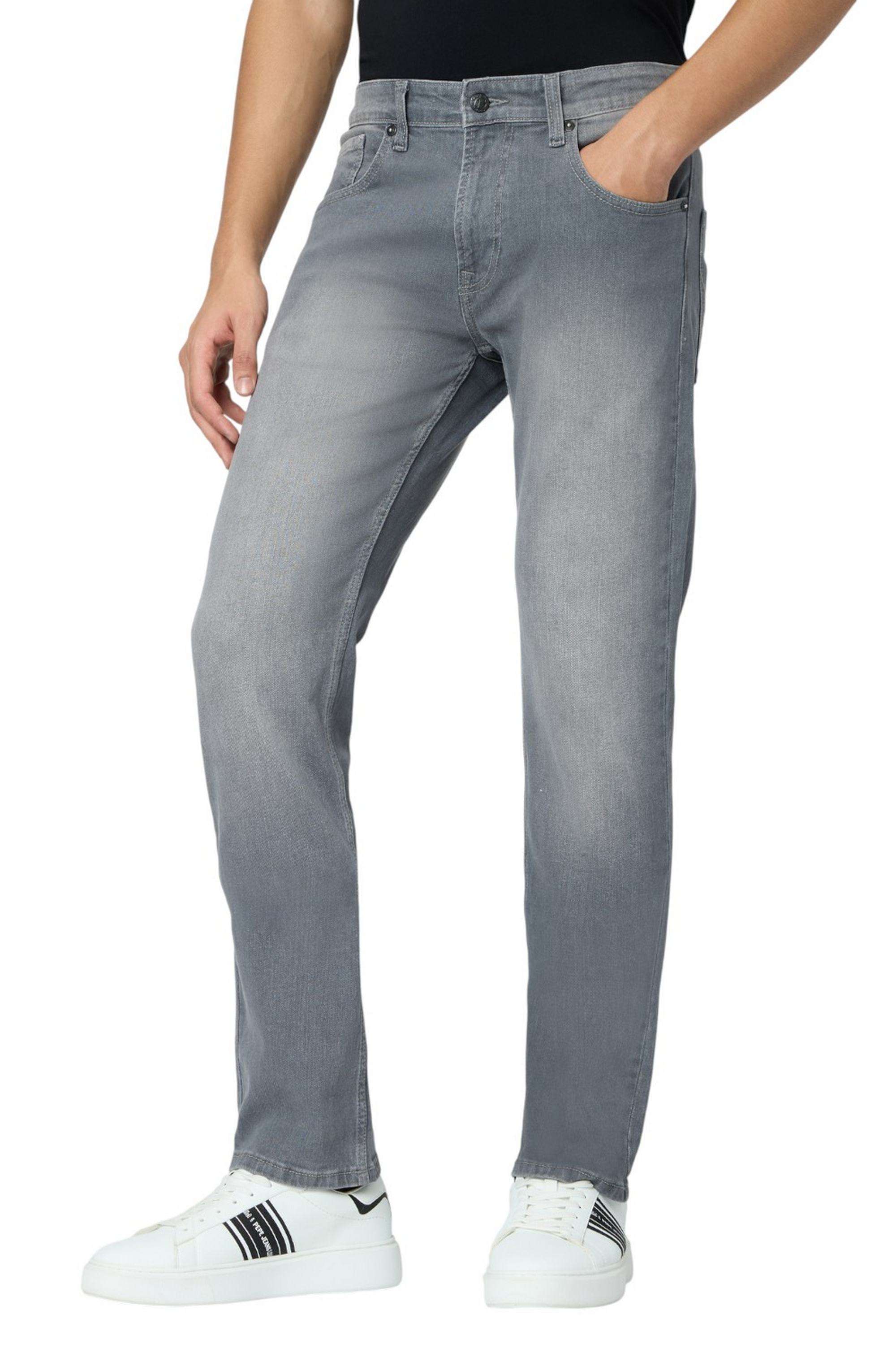 Solid-Cotton-Stretch-Straight-Fit-Men-s-Jeans