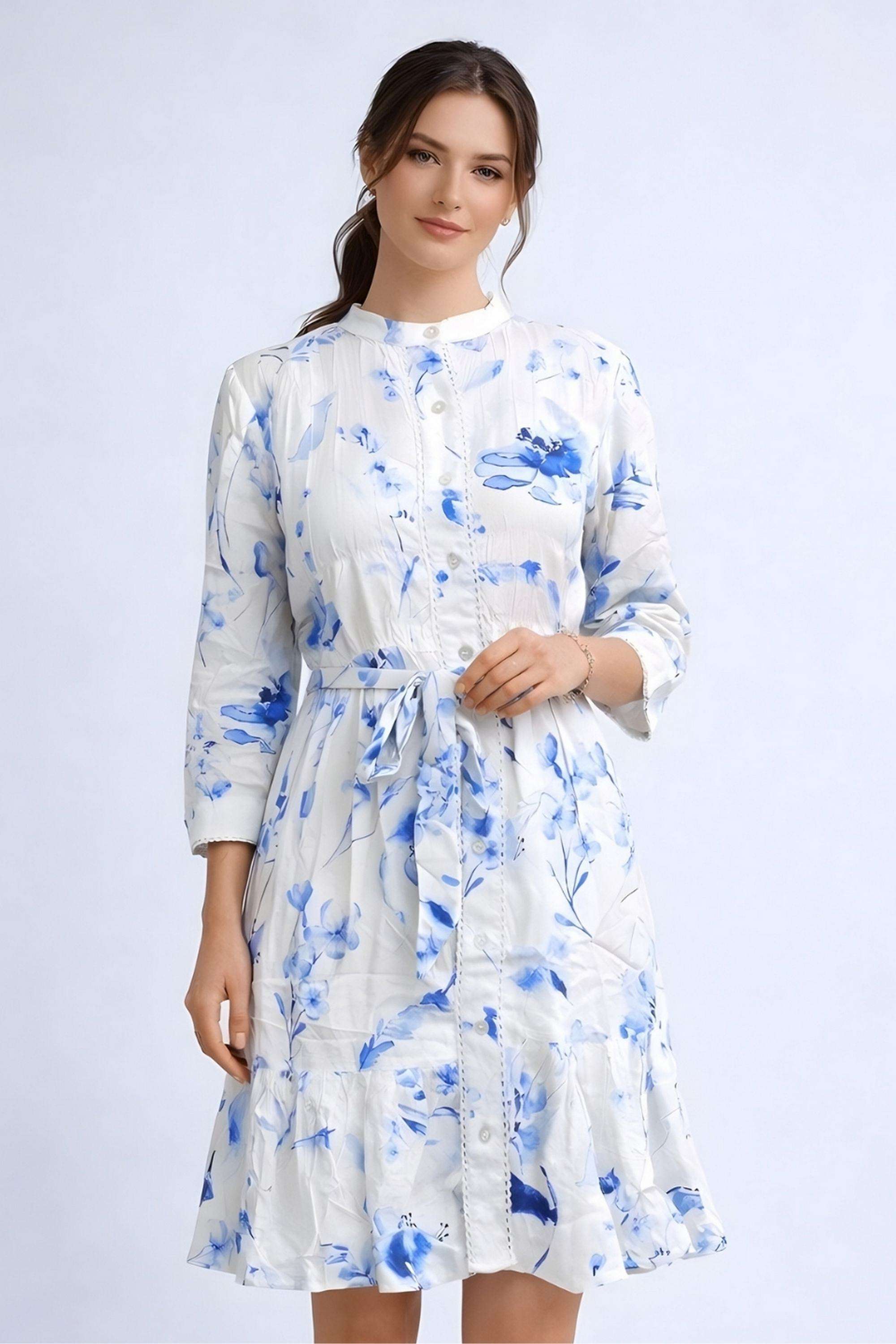 Floral-Viscose-Women-Dress