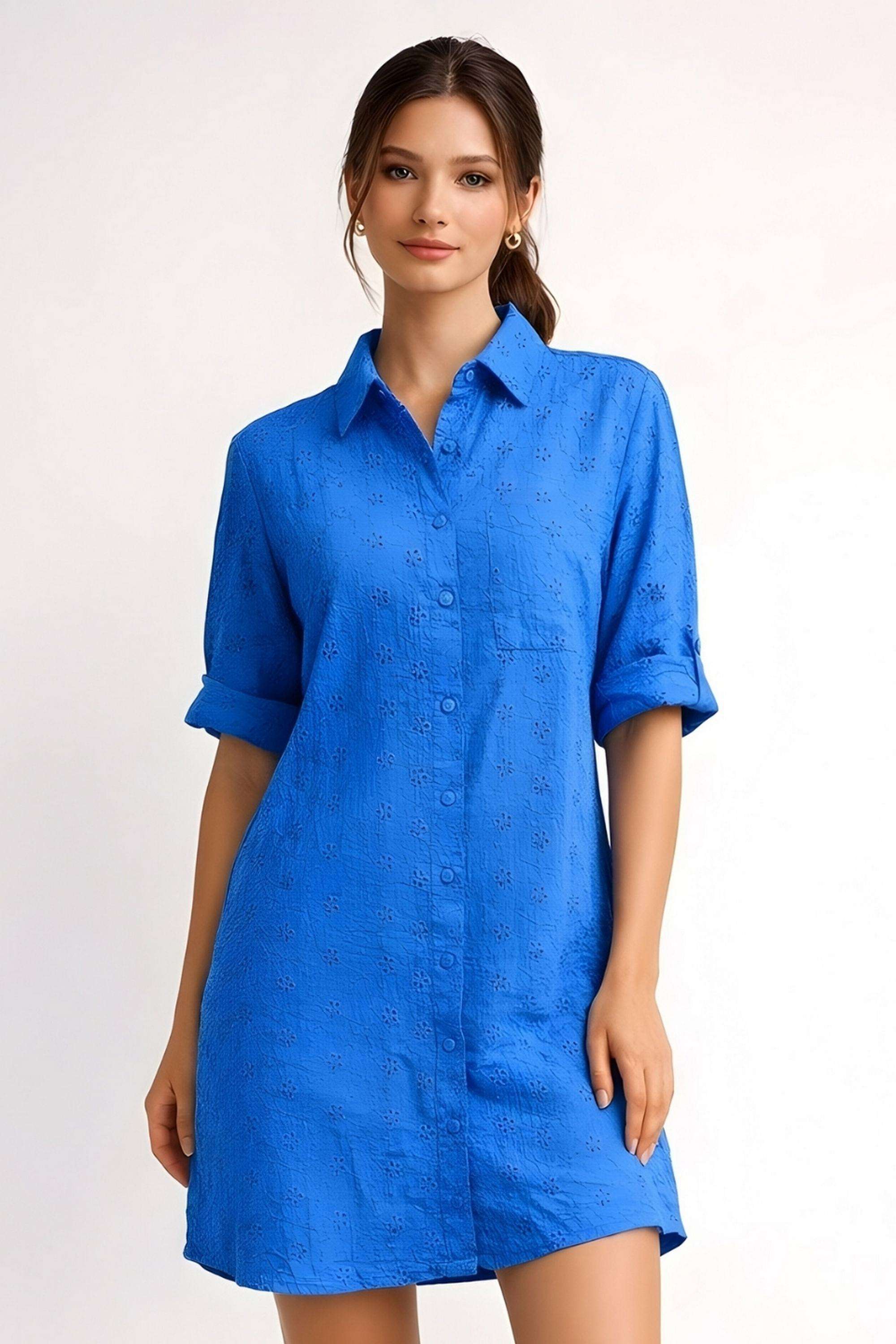 Textured-Cotton-Women-Dress