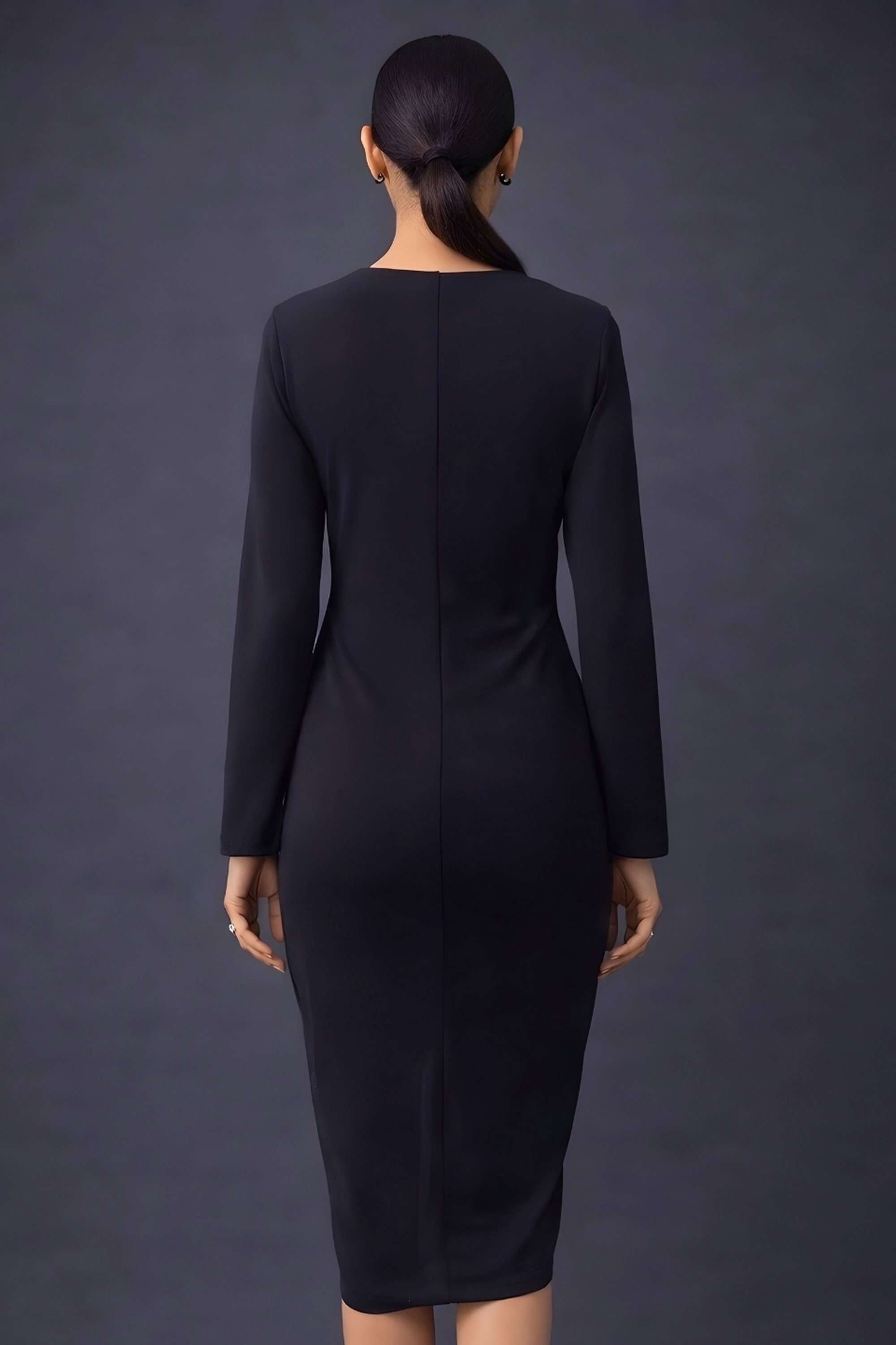 Sequinned-Polyester-Women-Dress