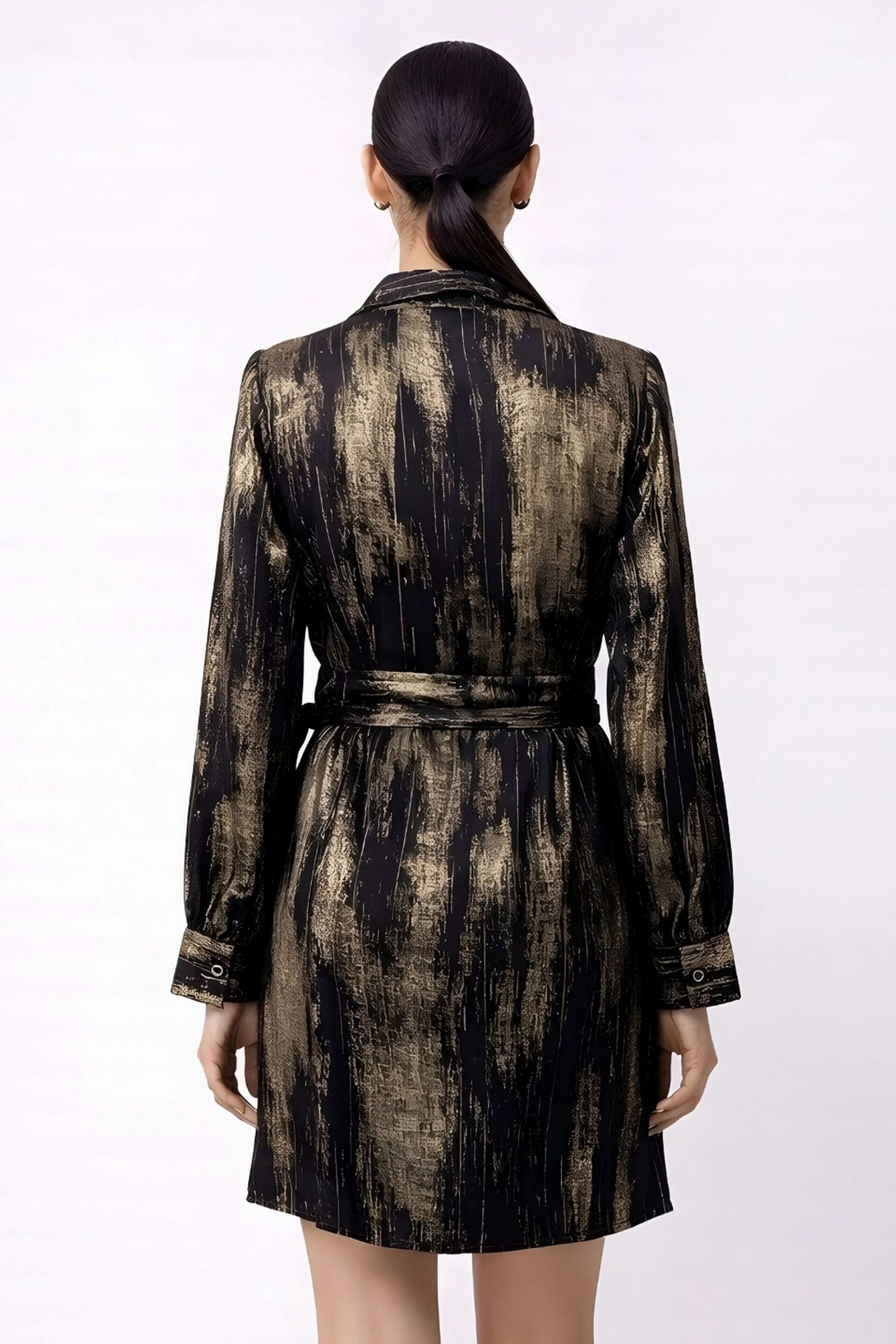 Abstract-Polyester-Women-Dress