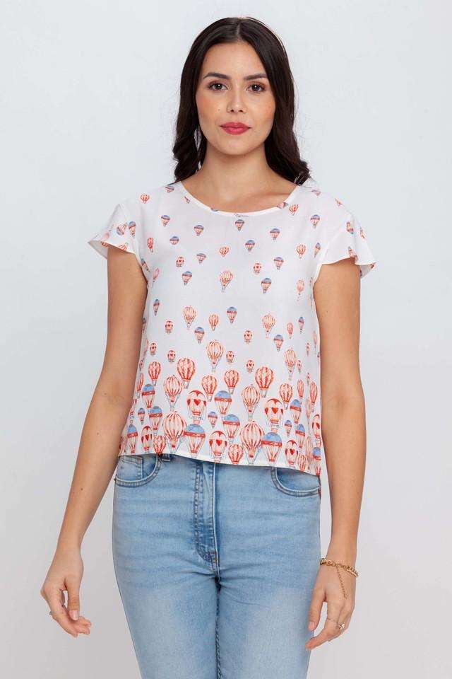 zink london Printed Polyester Round Neck Women Top-picture-30
