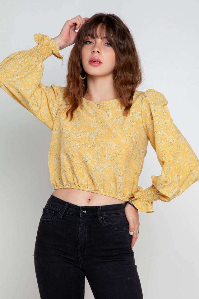 zink london Abstract Polyester Round Neck Women Top-picture-22