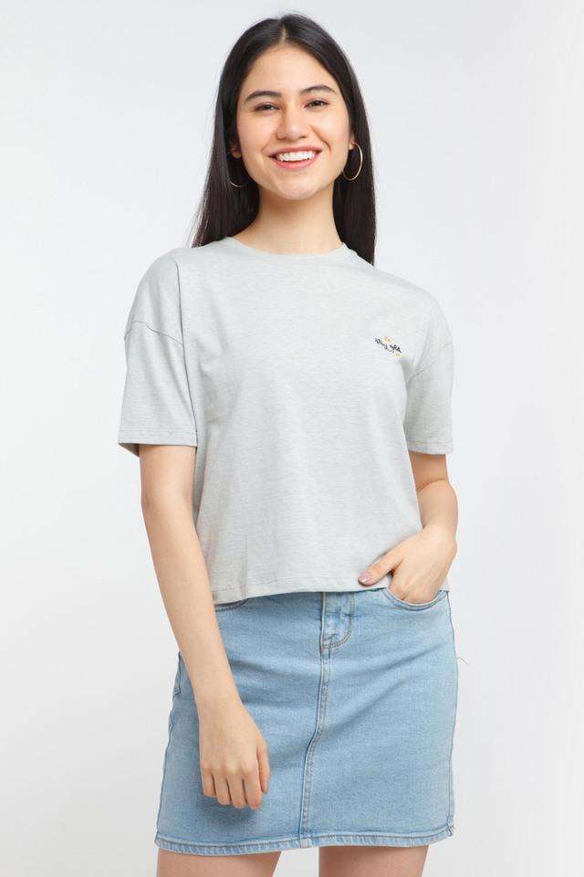 zink london Solid Viscose Round Neck Women T-Shirt-picture-12