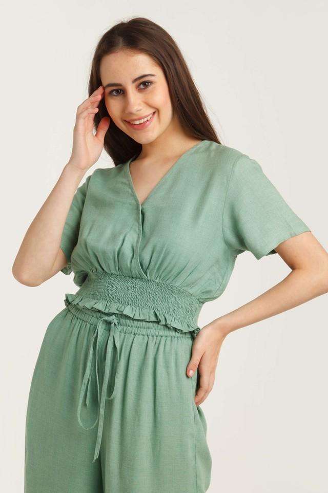 zink london Solid Viscose Women Top-picture-14