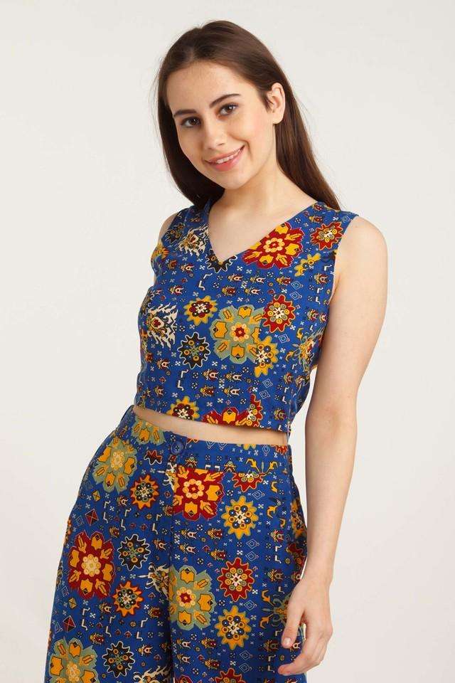 Printed Viscose Women Top-image-12