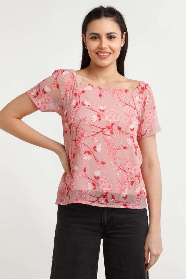 zink london Floral Polyester Women Top-picture-23