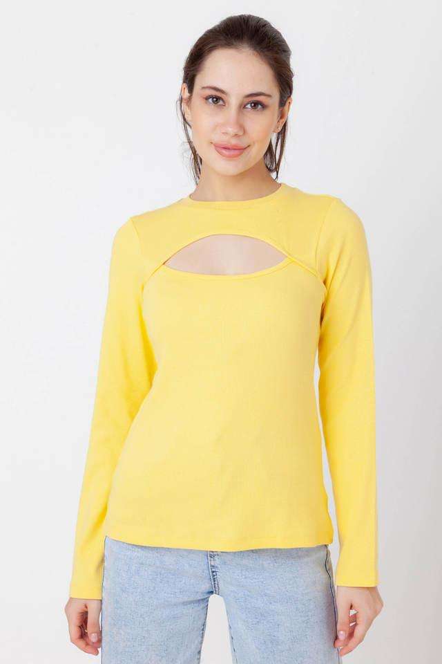 zink london Solid Cotton Turtle Neck Women Top-picture-32