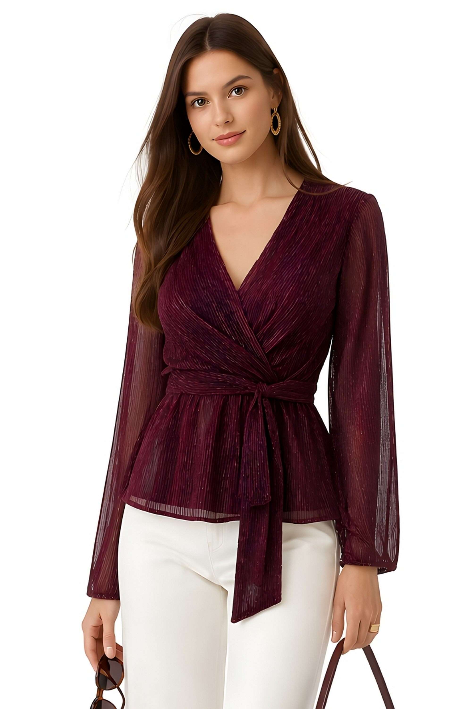 zink london Solid Polyester Regular Fit Women's Top-picture-34