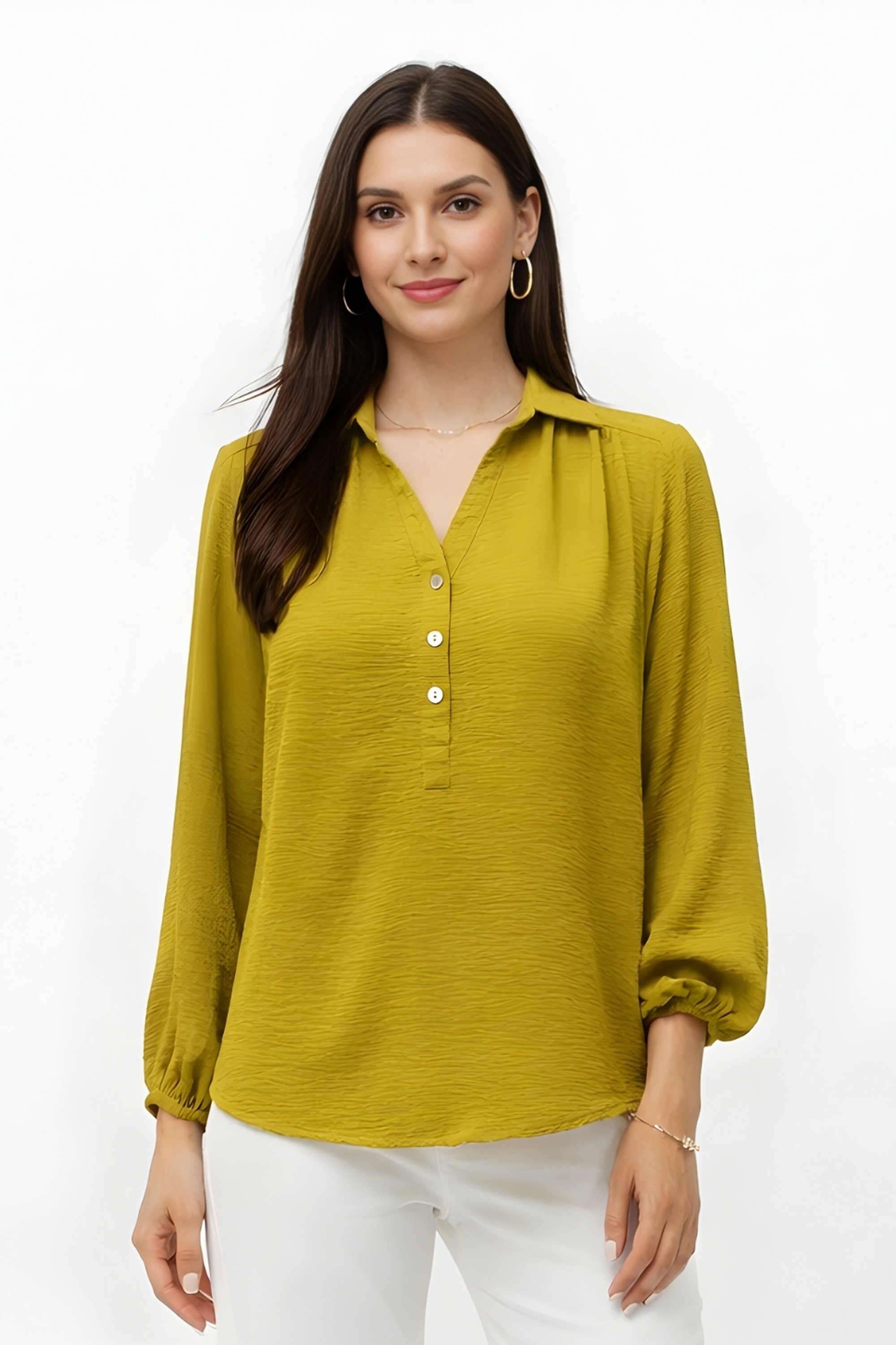 zink london Solid Polyester Regular Fit Women's Top-picture-20
