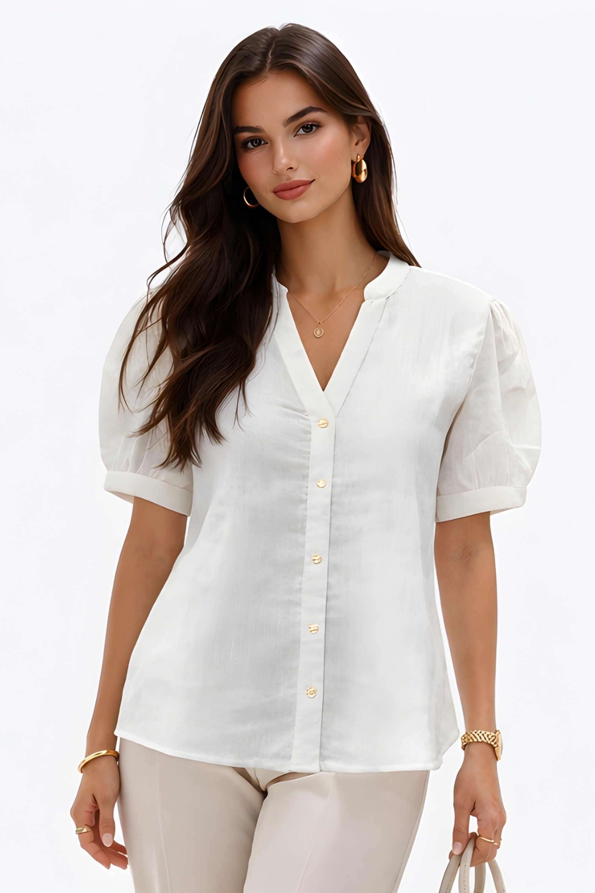 zink london Solid Cotton Regular Fit Women's Top-picture-33