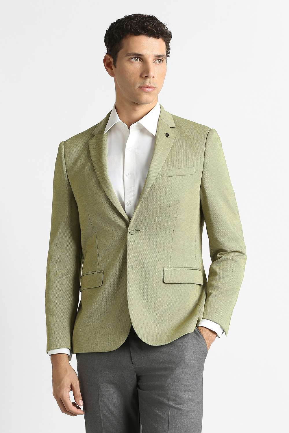 Printed-Blended-Fabric-Super-Slim-Fit-Men-s-Blazer