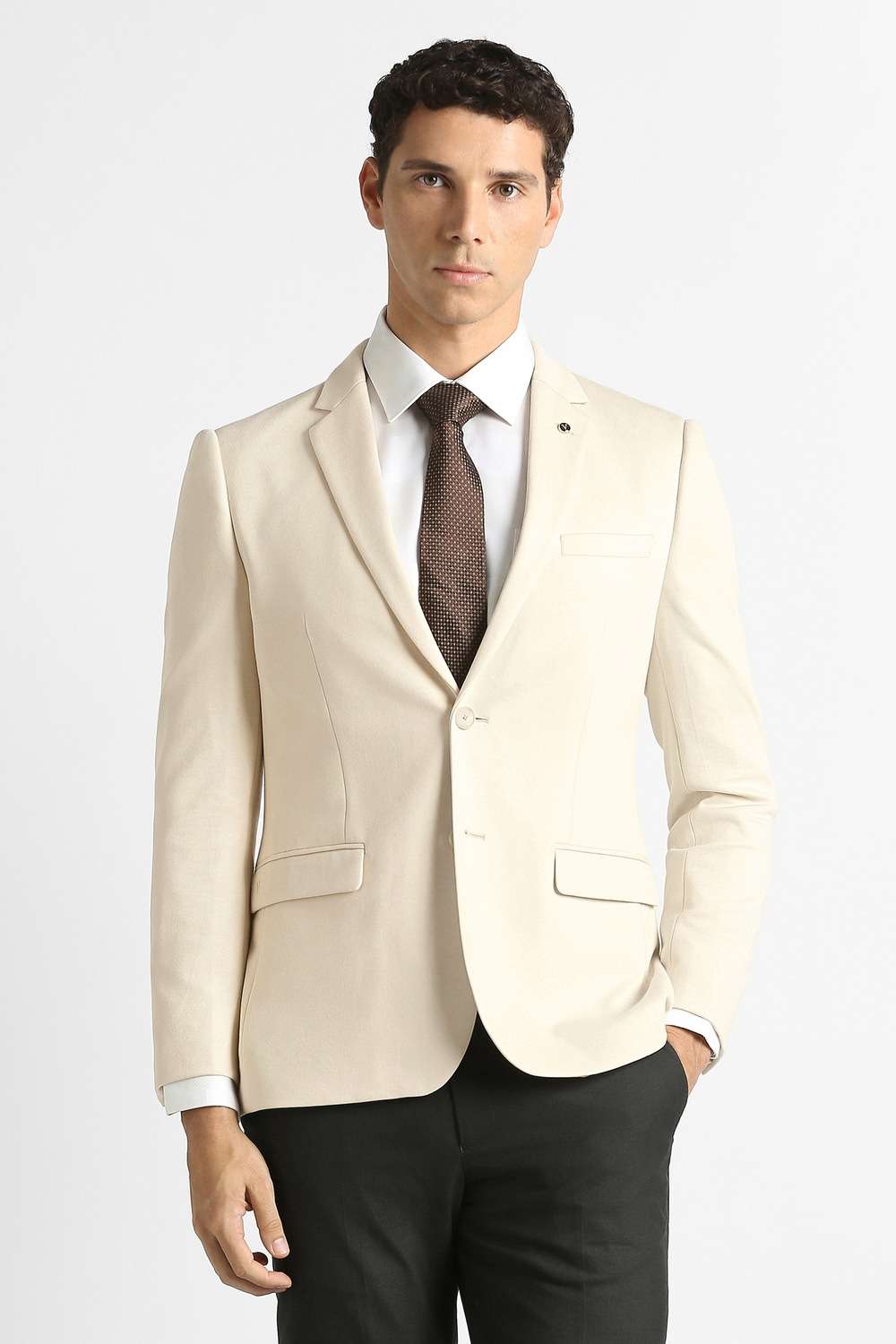 Printed-Polyester-Super-Slim-Fit-Men-s-Blazer