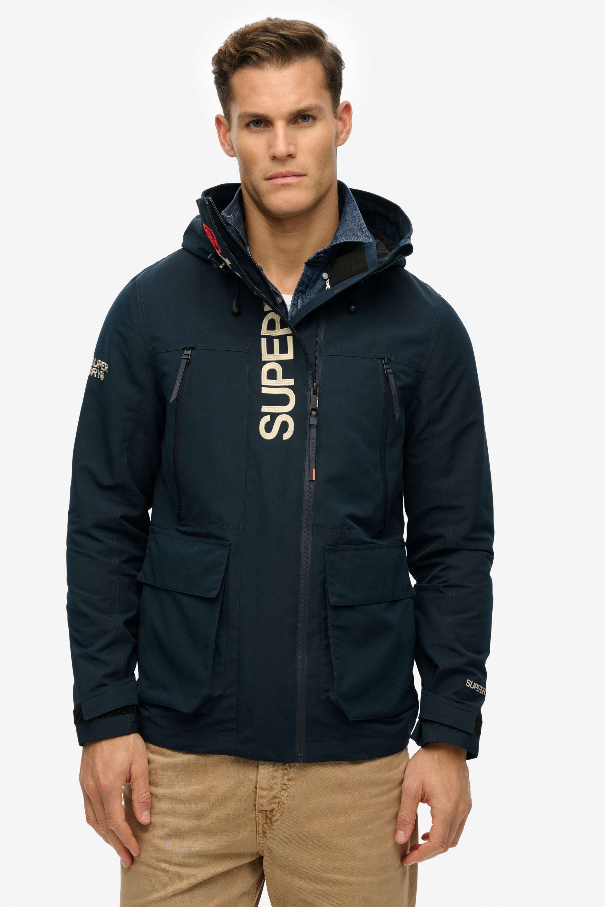 Solid-Cotton-Regular-Fit-Men-s-Jacket