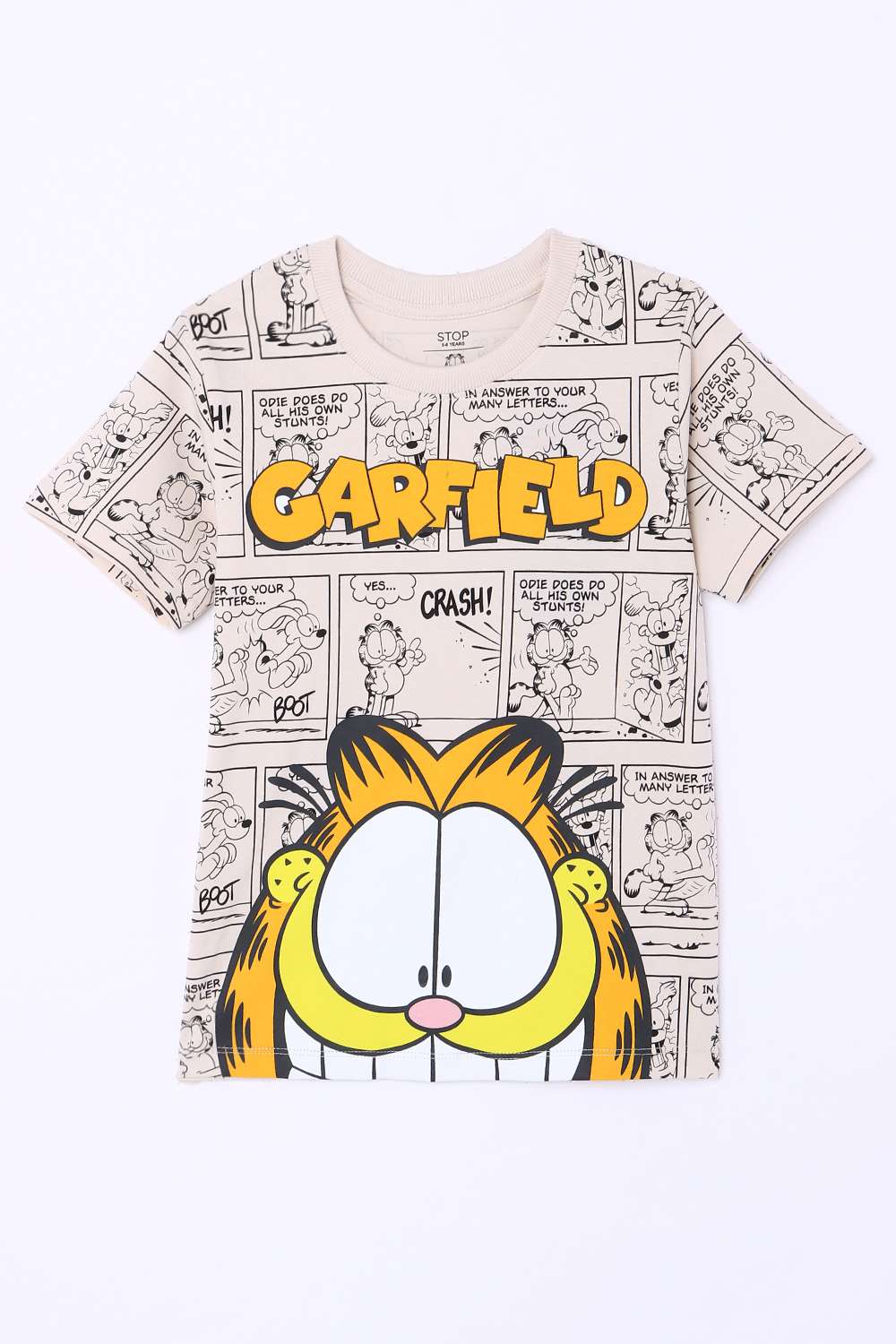 Printed-Cotton-Round-Neck-Boys-T-Shirt