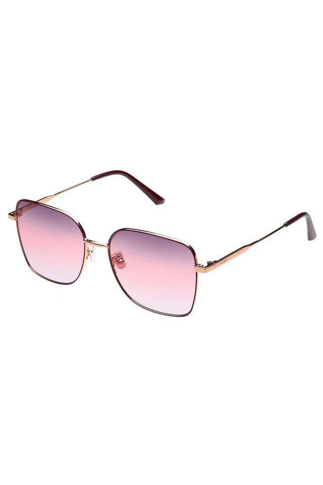 Women-s-Full-Rim-Non-Polarized-Square-Sunglasses-with-Soft-Case