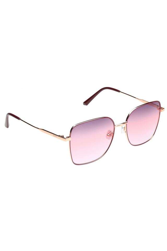 Women-s-Full-Rim-Non-Polarized-Square-Sunglasses-with-Soft-Case