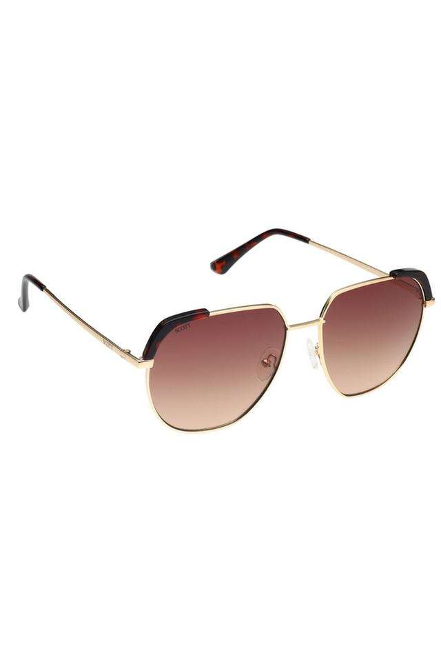 Unisex-Full-Rim-Non-Polarized-Aviator-Sunglasses-with-Soft-Case