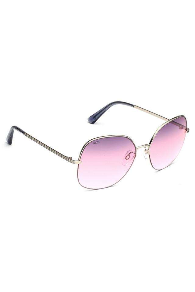 Women-s-Full-Rim-Non-Polarized-Round-Sunglasses-with-Soft-Case