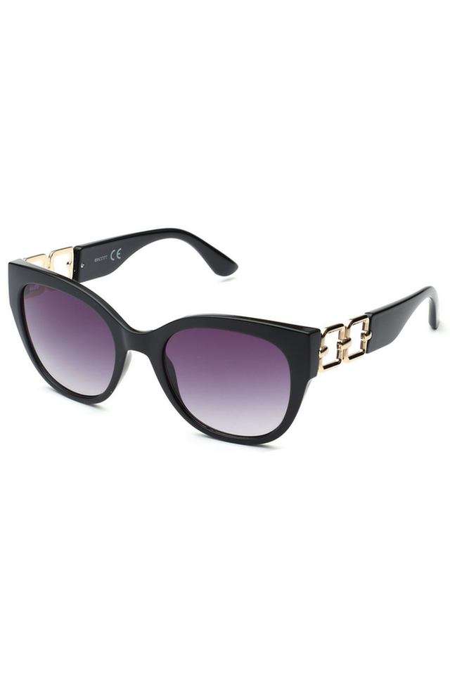 Women-s-Full-Rim-Non-Polarized-Round-Sunglasses-with-Soft-Case