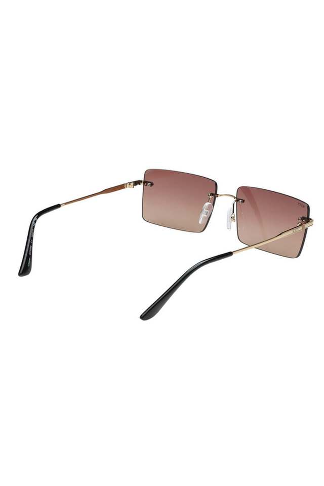 Unisex-Rimless-Non-Polarized-Square-Sunglasses-3056-Casper-C1-S-with-case