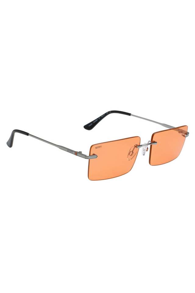 Unisex-Rimless-Non-Polarized-Square-Sunglasses-3056-Casper-C4-S-with-case