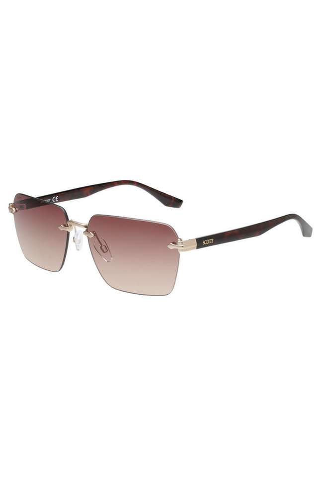 Unisex-Rimless-Non-Polarized-Square-Sunglasses-with-Case
