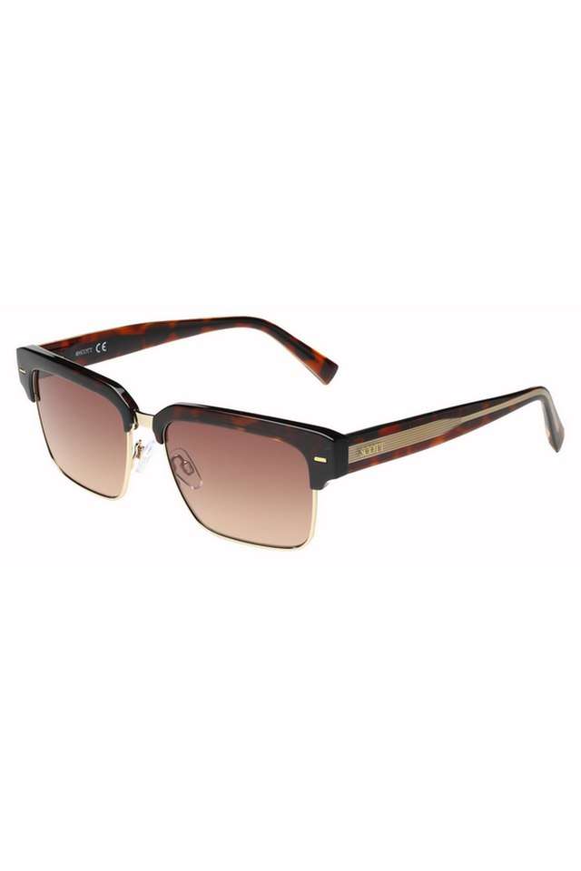 Unisex-Full-Rim-Non-Polarized-Clubmaster-Sunglasses-with-Case