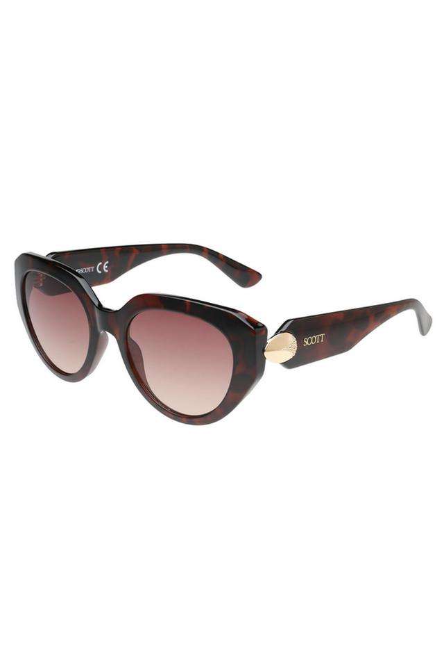 Women-Full-Rim-Non-Polarized-Round-Sunglasses-with-Case