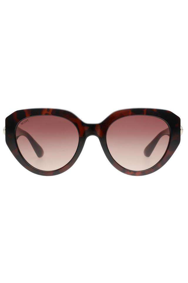 Women-Full-Rim-Non-Polarized-Round-Sunglasses-with-Case