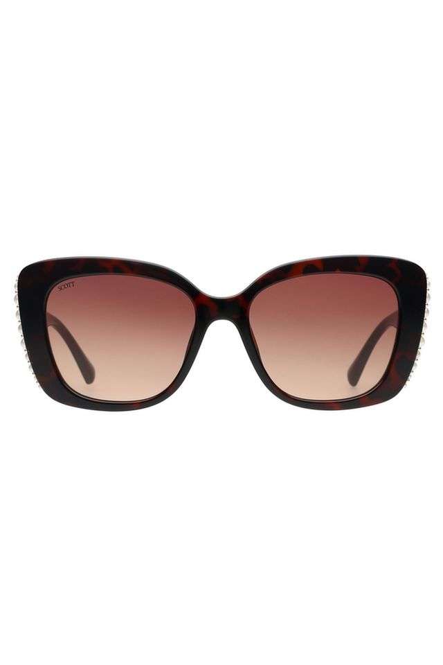 Full-Rim-Plastic-Non-Polarized-Round-Sunglasses---3130-Rene-C2-54-S-with-case