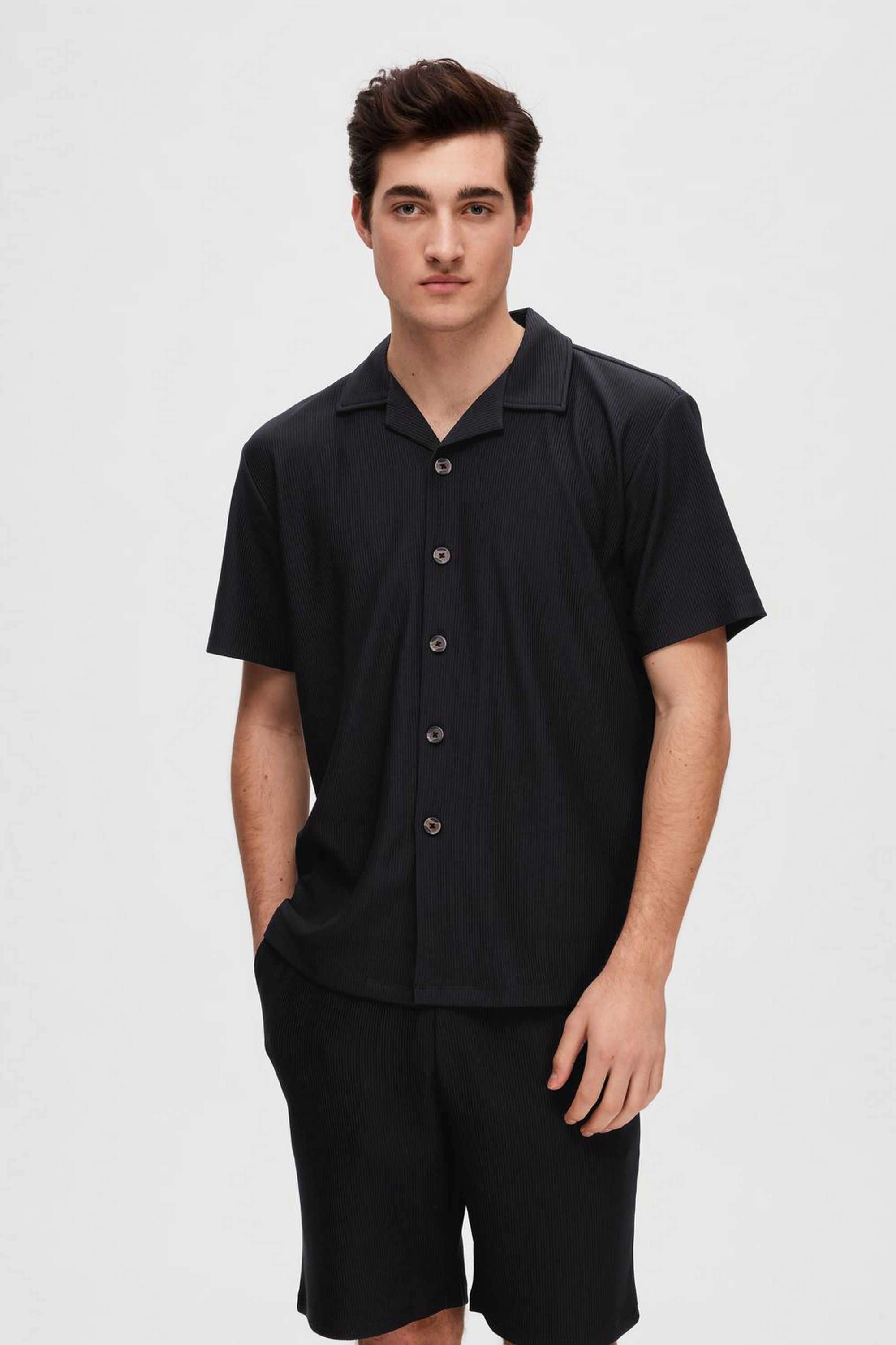 Solid-Cotton-Men-s-Casual-Wear-Shirt