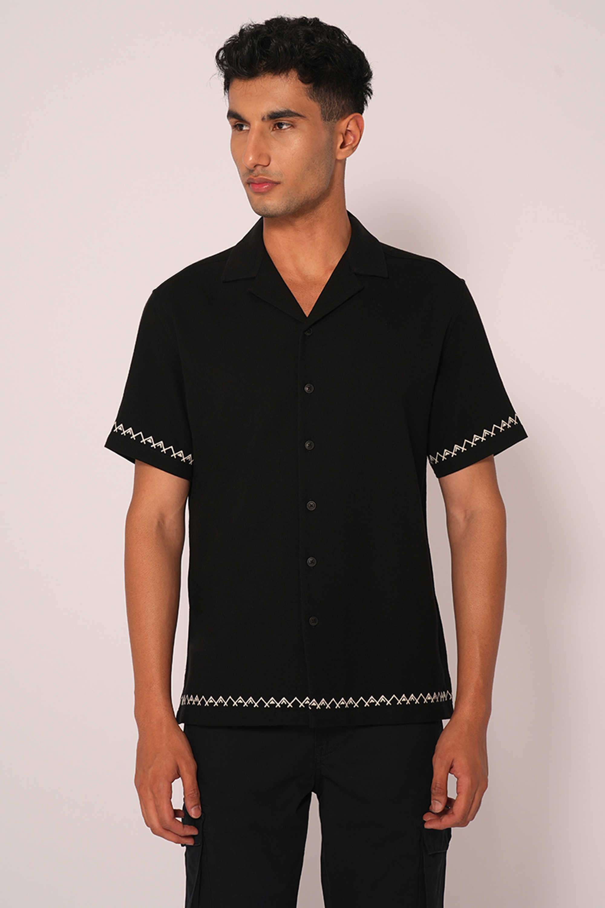 Solid-Cotton-Men-s-Casual-Wear-Shirt