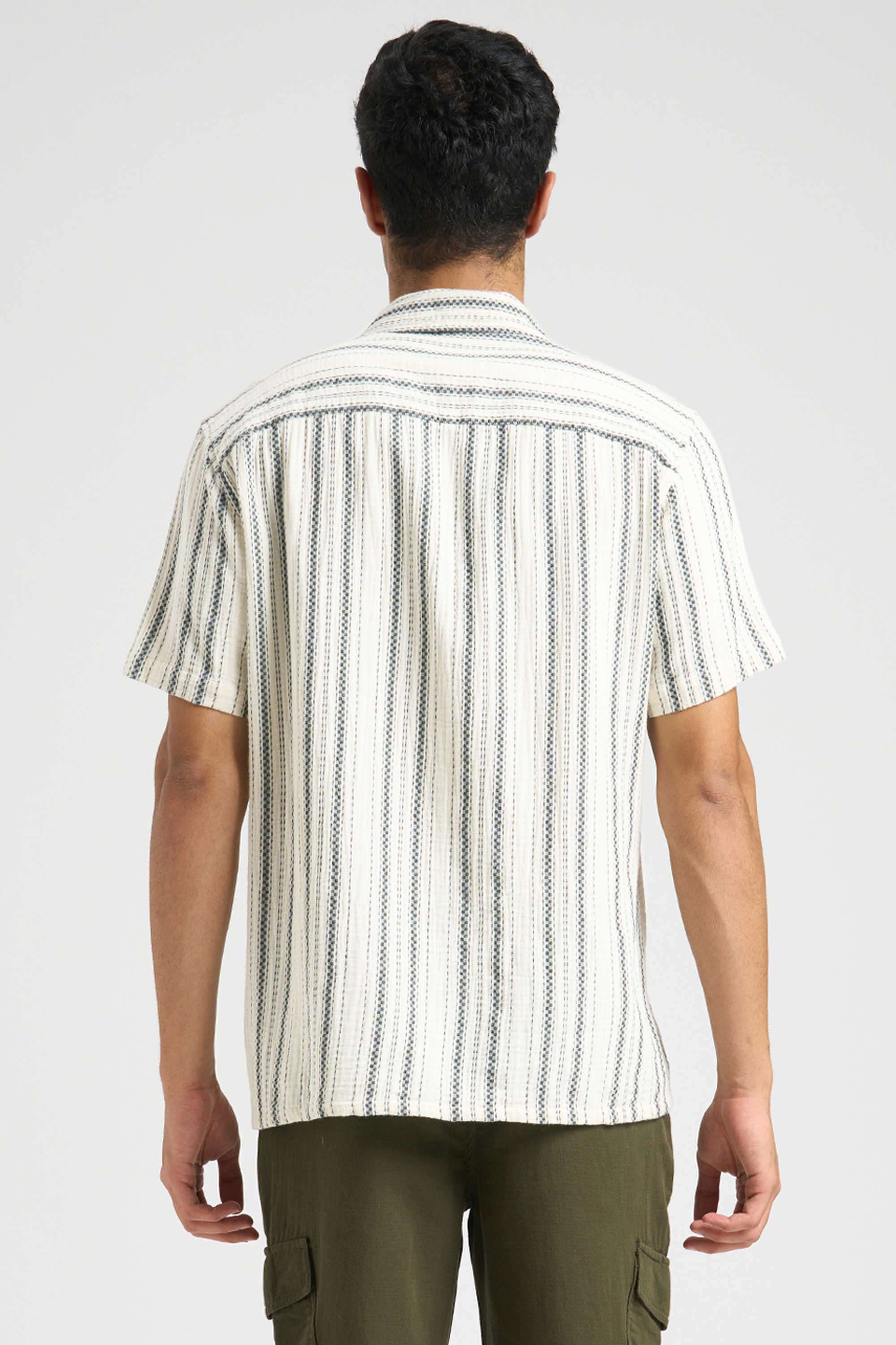 Stripes-Cotton-Men-s-Casual-Wear-Shirt