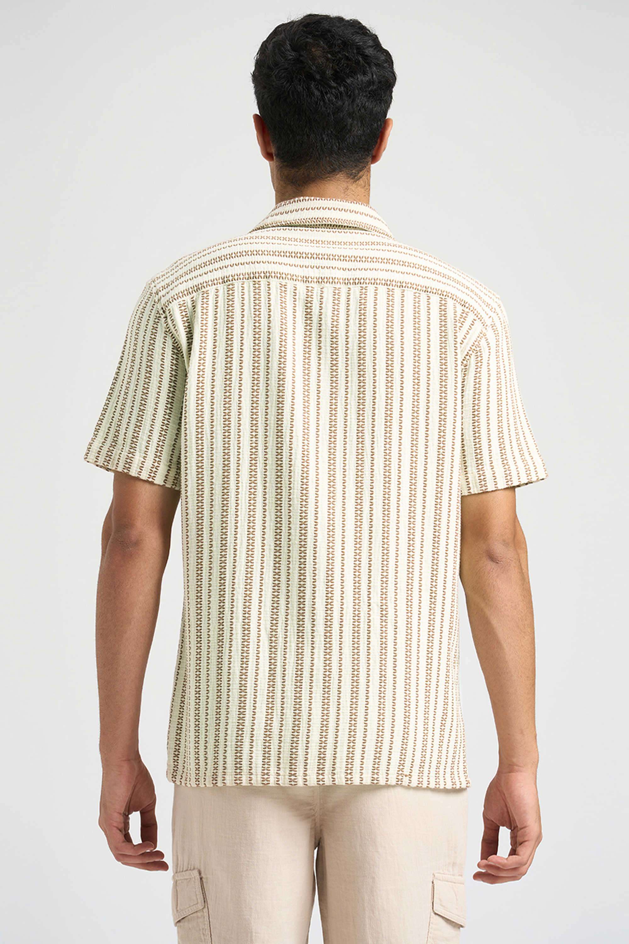 Stripes-Cotton-Men-s-Casual-Wear-Shirt