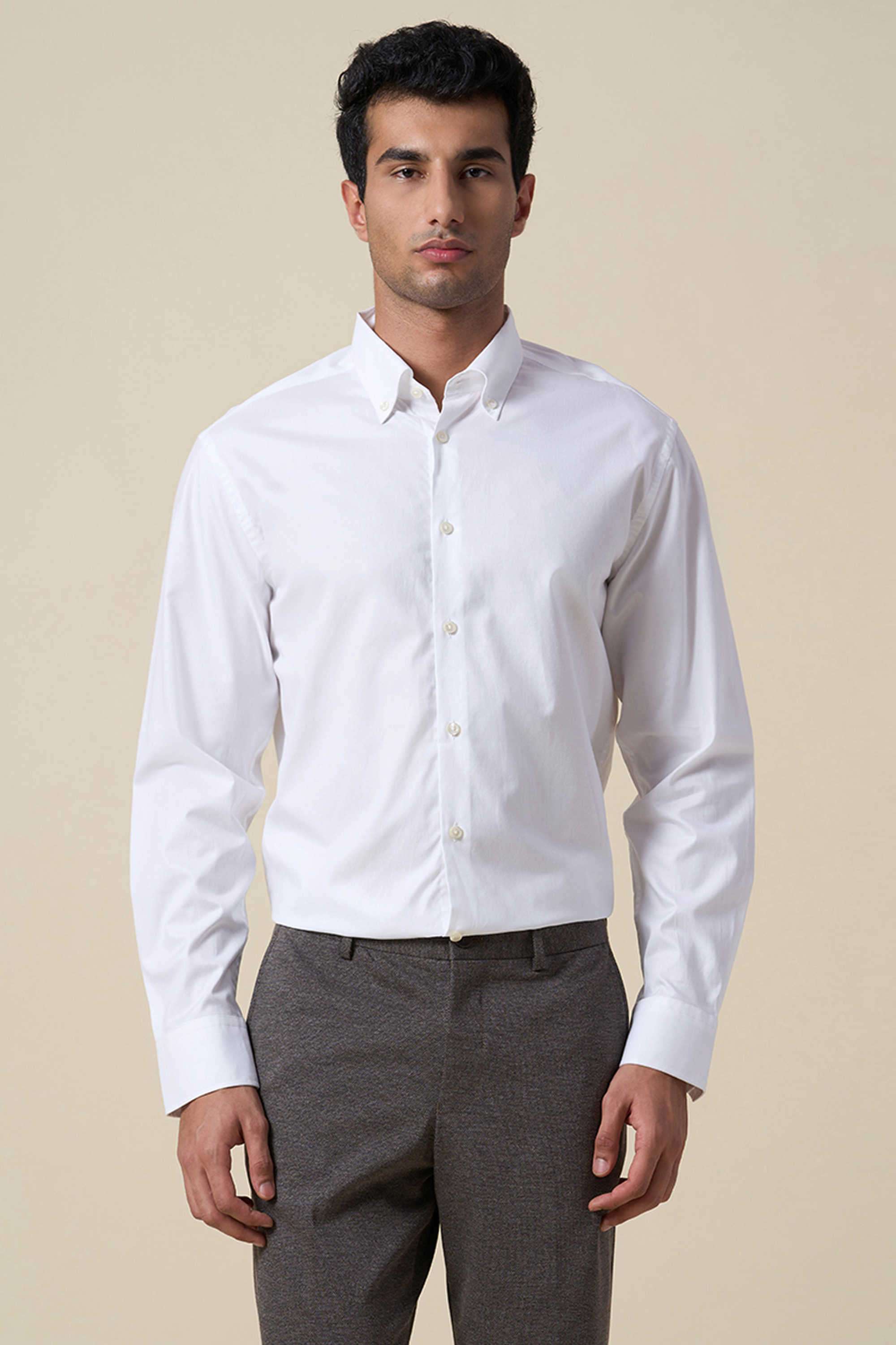 Solid-Cotton-Men-s-Casual-Wear-Shirt