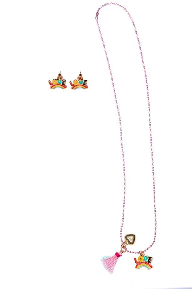 Mult-Colour-Single-Set-Single-Pendant-Long-Chain
