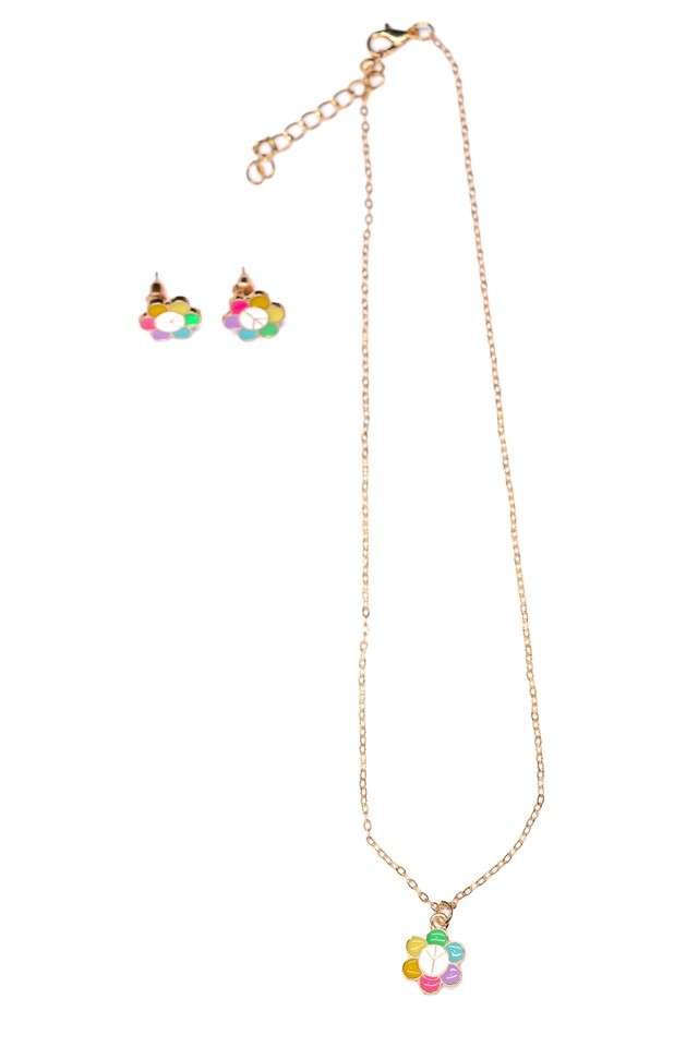 Mult-Colour-Single-Set-Single-Pendant-Long-Chain